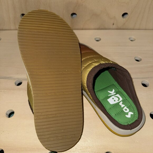 NEW Sanuk Puff N Chill Desert Sunset Ombre Slip on Loafer Slides Women's Size 7 - Picture 6 of 6